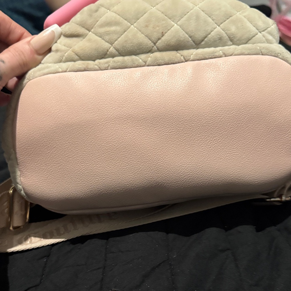 Juicy Couture Beige Quilted Backpack - Picture 4 of 10